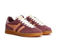 Gola Cyclone Suede Women's Windsor Wine/Terracotta/Candy Trainers - UK 3