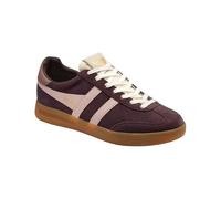 Gola Cyclone W Aubergine Suede Womens Trainers CLB762-LT