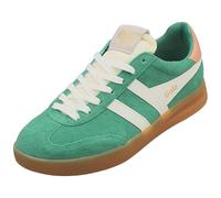 Gola Cyclone Womens Fashion Trainers in Green Off White - 7 UK