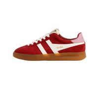 Gola Cyclone Womens Fashion Trainers in Red Off White - 8 UK