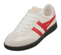 Gola Cyclone Womens Fashion Trainers in White Red - 4 UK