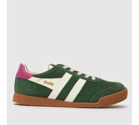 Gola Dark Green Elan Girls Youth Trainers UK 4 (EU 37)