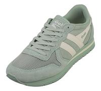 Gola Daytona 88 Womens Classic Trainers in Green Off White - 6 UK