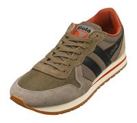 Gola Daytona Mens Fashion Trainers in Khaki Rhino Black - 7 UK