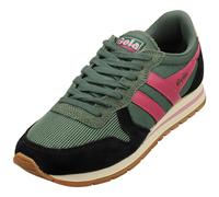Gola Daytona Womens Fashion Trainers in Green Black - 4 UK