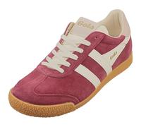 Gola Elan Ladies Cerise/Off White/ Chalk Pink Suede Lace Up Trainers