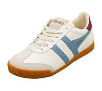 Gola Elan Leather CLB745WB Trainers, White Iceberg Cerise, 6 UK