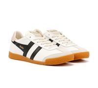 Gola Elan Leather Women's White/Black/Chalk Pink Trainers UK 6