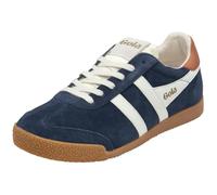 Gola Elan Mens Navy/Off White/Moody Orange Leather Lace Up Trainers