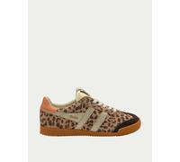 Gola Elan Safari Leather Trainers Gold Mix