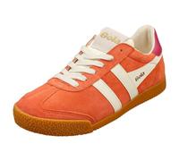 Gola Elan Suede Women's Hot Coral/Off White/Fuchsia Trainers - UK 5