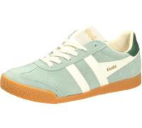 Gola Elan Womens Classic Trainers in Green Off White - 4 UK