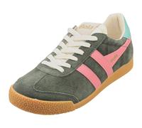 Gola Elan Womens Fashion Trainers in Khaki Bubble Gum - 5 UK