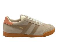 Gola Elan Women's Suede Trainers in Pink, Bone Light Caramel Terracotta, 6 UK