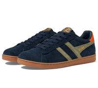 Gola Equipe II Suede CMB387NE Trainers, Navy Light Khaki Moody Orange, 12 UK