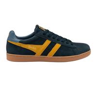Equipe II Suede Trainers navy blue/yellow