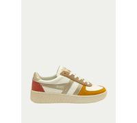 Gola female Grandslam Quadrant Colour Block Trainers - 6 - White Mix, White Mix