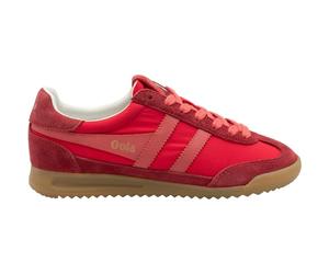 Gola Firefly CLB577 Womens Fashion Trainers Red/Deep Red/Coral Standard Fit 7