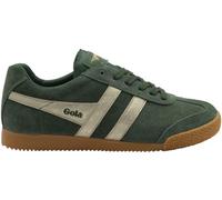 Gola Girl's Harrier Mirror Trainers, Evergreen/Gold/Gum, 8