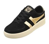 Gola Grandslam Pearl Womens Fashion Trainers in Black Gold - 4 UK