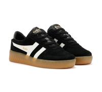 Gola Grandslam Suede Women's Black/Off White Trainers UK 8