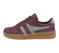 Gola Grandslam Suede - Women's Trainers - Windsor-Wine-Green-Mist-Gum