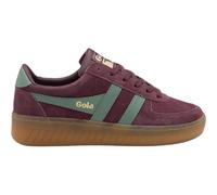 Gola Grandslam Suede - Women's Trainers - Windsor-Wine-Green-Mist-Gum, Windsor Wine Green Mist Gum, 7 UK