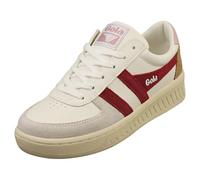 Gola Grandslam Trident Womens Fashion Trainers in White Cerise - 7 UK