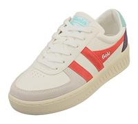 Gola Grandslam Trident Womens Fashion Trainers in White Coral - 6 UK