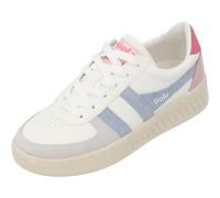 Gola Grandslam Trident Women's Lace-Up Low Shoes, White Air Fluro Pink, 7 UK
