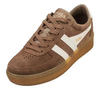 Gola Grandslam Womens Fashion Trainers in Brown White - 6 UK