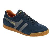 Gola Harrier Classic Mens Blue Grey Suede Sneakers Trainers Shoes Size 8-12