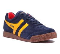 Gola Harrier Classics Mens Blue Suede Sneakers Trainers Shoes Size UK 8-12