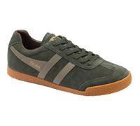 Gola Harrier Classics Mens Green Suede Sneakers Trainers Shoes Size 8-12