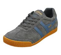Gola Harrier Classics Mens Grey Storm Suede Sneakers Trainers Shoes Size 8-12