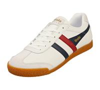 Gola Harrier Mens White Navy Red Casual Trainers - 8 UK