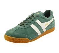 Gola Harrier Mens Classic Trainers in Green Off White - 9 UK
