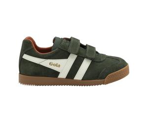 Gola Harrier Strap CKA192NK, Trainers, Green, 35 EU