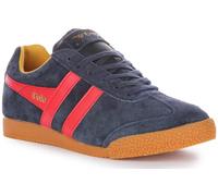 Gola Harrier Womens Classic Trainers in Navy Sun Red - 8 UK