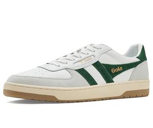 Gola Hawk CMB336AN Sneakers, White Dark Green, 7 UK