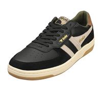 Gola Hawk Mens Black Leather Lace Up Trainers