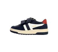 Gola Hawk Strap CKA336 Boys Navy Leather Fashion Trainers F-Standard 2 UK