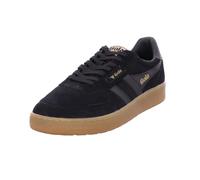 Gola Hawk Suede 86 Black Gum Plus Size Trainers, black gum, 14.5 UK