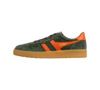 Gola Hawk Suede '86, Dark Khaki/Moody Orange/Gum, 12