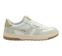 Gola Hawk - Women's Sneaker - White-White-Gold, Width: 7 UK
