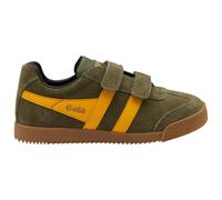 Gola Classics 'Harrier Strap' Suede Trainers in Khaki | Size: Infant 13 Gola Classics Khaki Infant 13