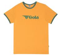 Gola Logo Print Ringer T-Shirt Gold/Green in Green | Size: 3XL Gola Green 3XL