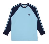 Gola Long-sleeved Raglan with Flat Knit Trim and Flock Logo - Blue Long-sleeve Shirt blue XXL