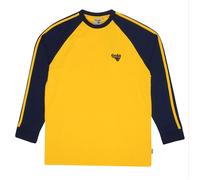 Gola Long Sleeve Raglan with Flat Knit Trim & Flock Logo - Yellow | Size: Small Gola Yellow S