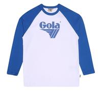 Gola Long-sleeved Raglan with Front Screen Print - Blue Long-sleeve Shirt white blue S